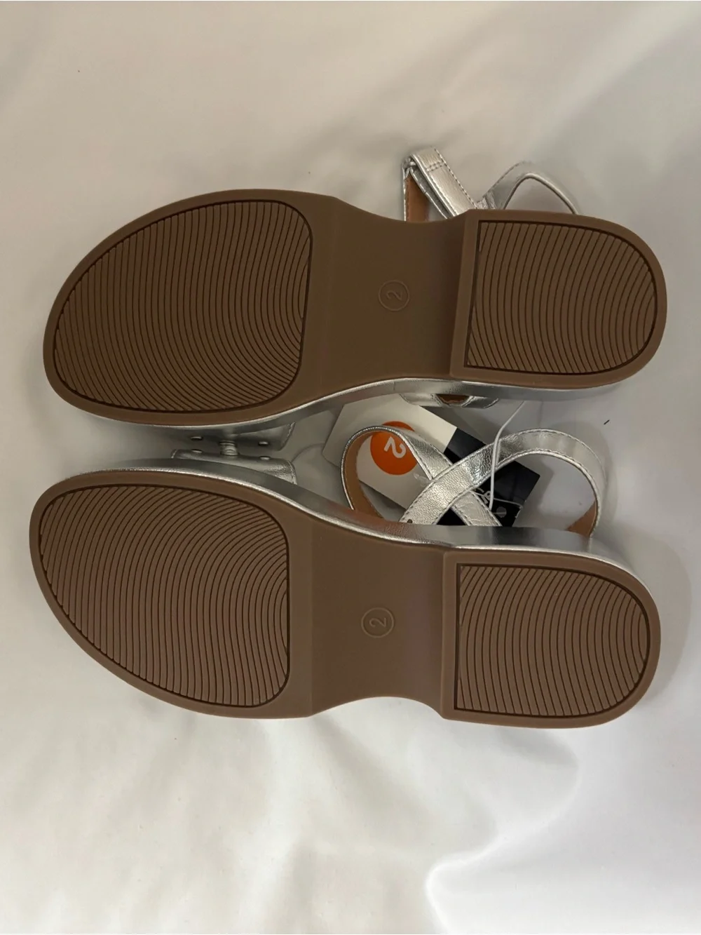 art class Metallic Silver Studded Platform Sandals